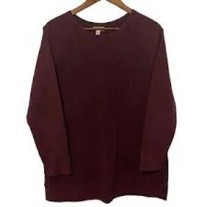J.Jill Cable Knit Pullover‎ Oversized Slouchy Comfy Sweater Knit Top Classic